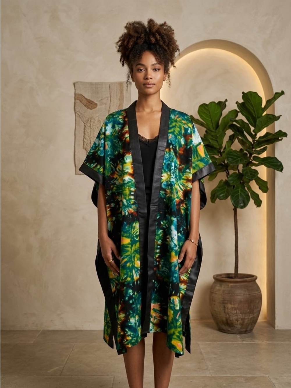 Colorful Abstract Kimono